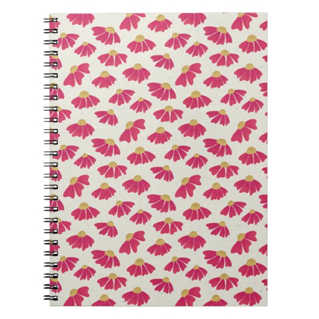 Cosmic Bloom Floating Anteckningsbok (Framsidan)