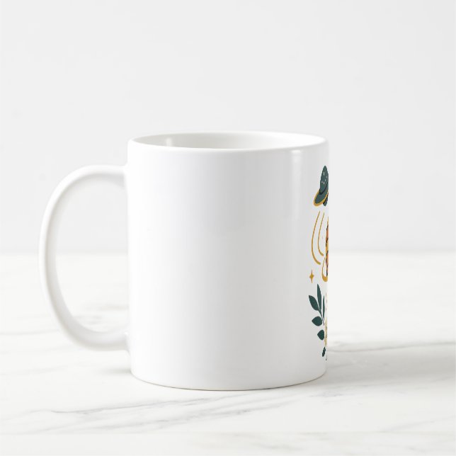 Cosmic Bloom Kaffemugg (Vänster)