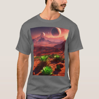 "Cosmic Bloom: Planet of Plants Tee" T Shirt