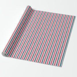 Cosmic Bloom Stripes Presentpapper