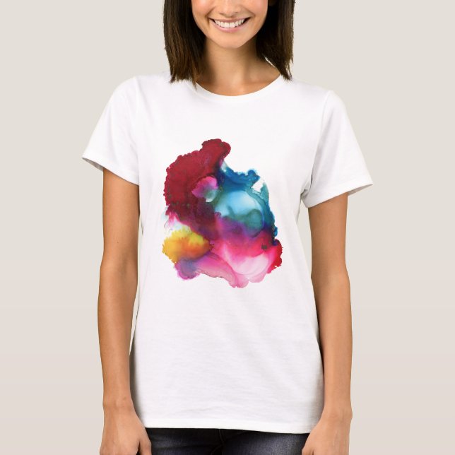 Cosmic Bloom T Shirt (Framsida)