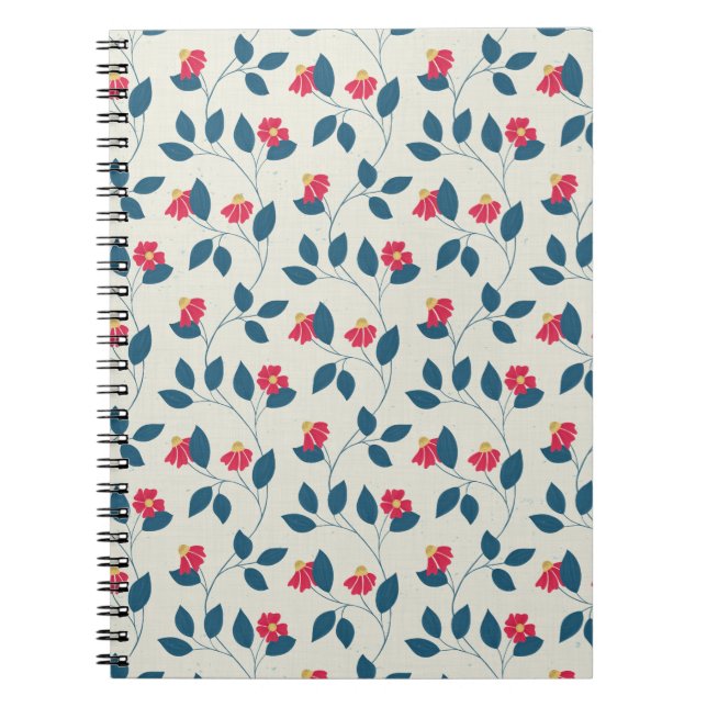 Cosmic Bloom Trailing Anteckningsbok (Framsidan)