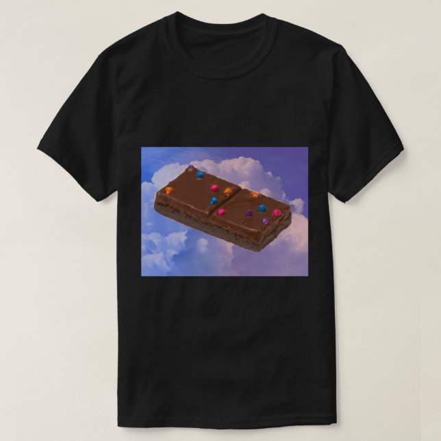 Cosmic Brownie Flyter i Himlar T Shirt (Design framsida)