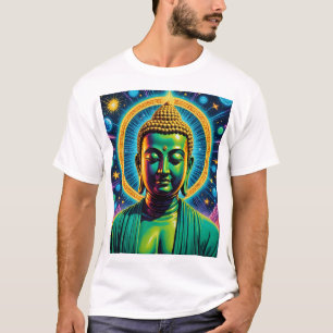 Cosmic Buddha Enlightenment Andlig Tee