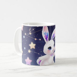 Cosmic Bunny Mug – Celestial Rabbit Kaffemugg