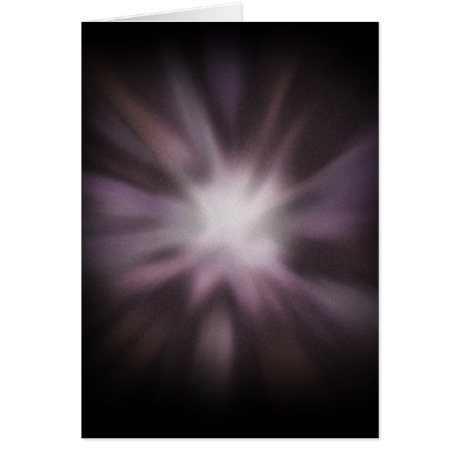 Cosmic Burst Artwork Hälsningskort (Framsidan)