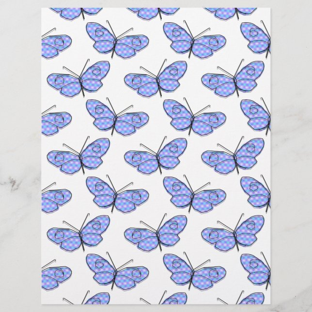 Cosmic Butterfly Mönster (Framsida)