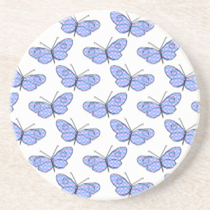Cosmic Butterfly Mönster Underlägg Sandsten