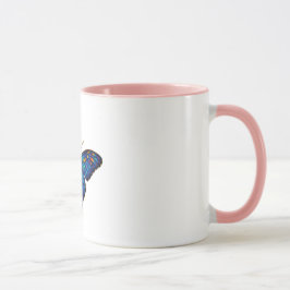 Cosmic Butterfly Mugg - Vibrant Galaxy Art