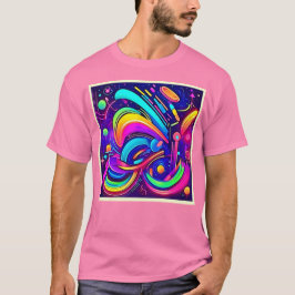 Cosmic Canvas: Ett universitet i Färg T Shirt