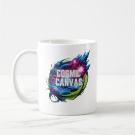 Cosmic Canvas - måla dina drömmar Kaffemugg