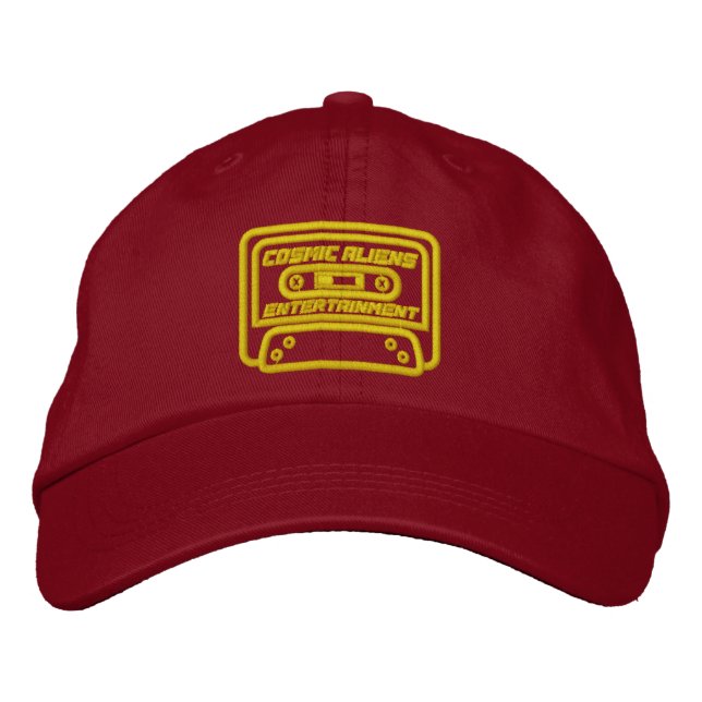 Cosmic Cassette Dad Hat Broderad Keps (Framsida)