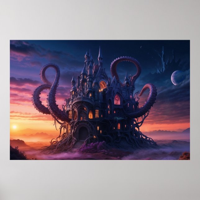 Cosmic Castle från Eons Long Past Poster (Framsidan)