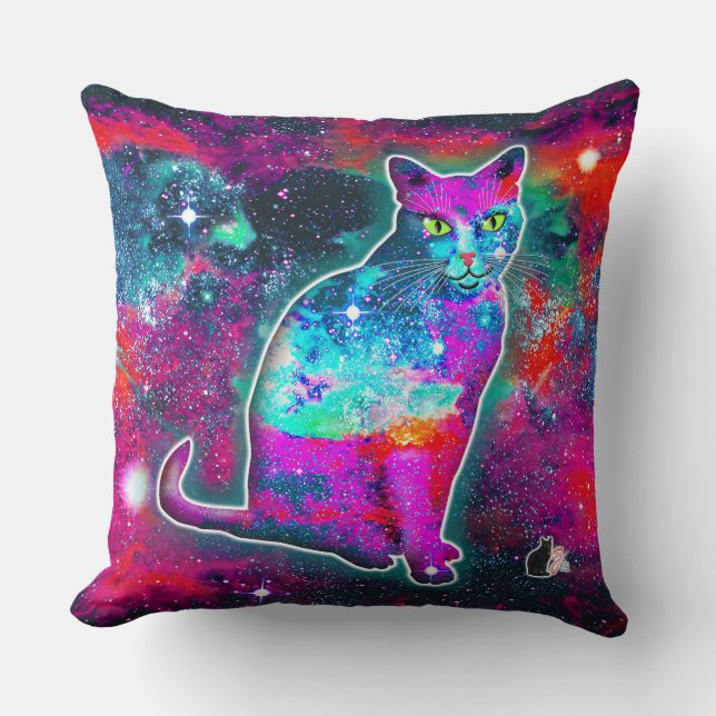 Cosmic Cat Delta Kudde (Framsida)