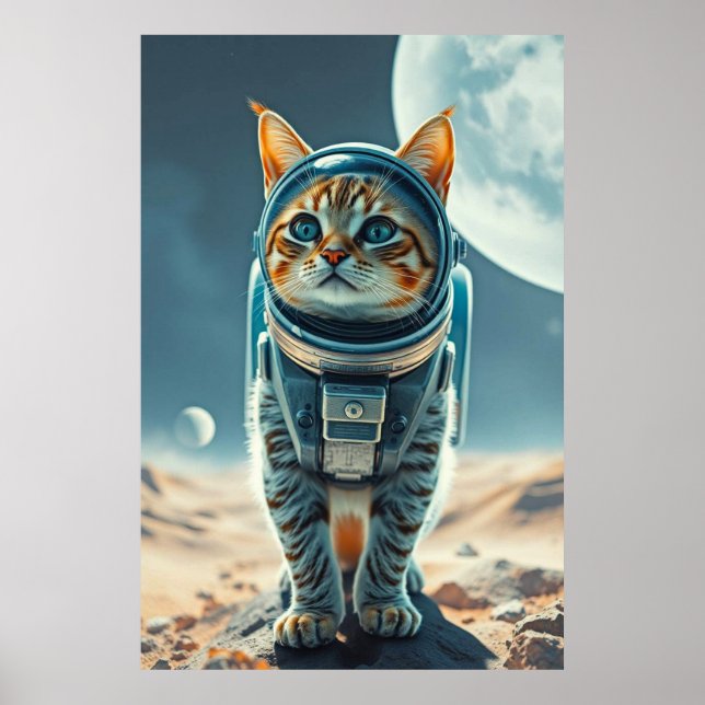 Cosmic Cat Dreams Poster (Framsidan)