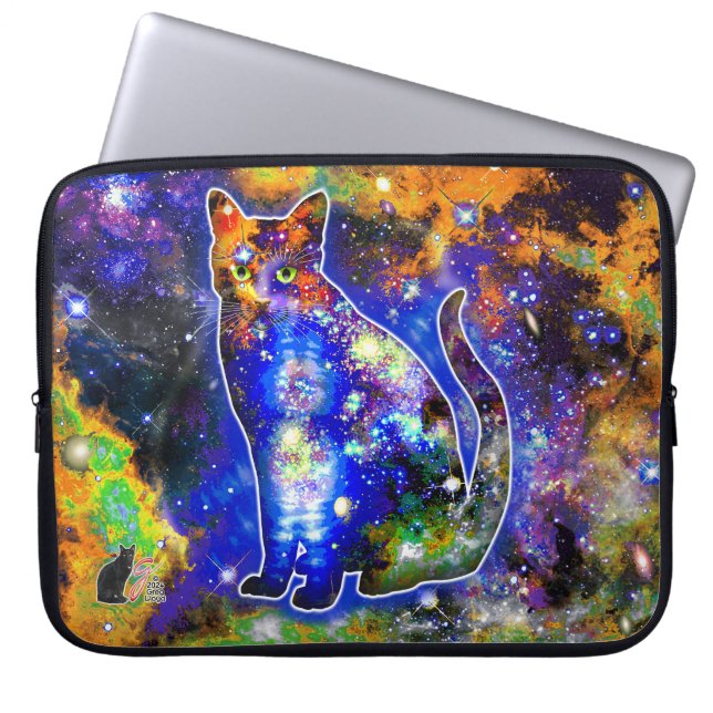 Cosmic Cat Epsilon Electronics Bag Laptop Fodral (Framsidan)