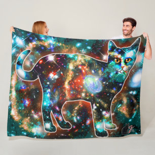 Cosmic Cat Gamma Fleecefilt