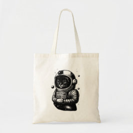 Cosmic Cat in Space Helmet - Tote Tygkasse