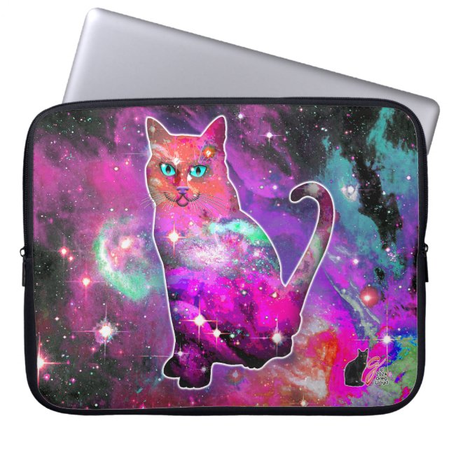 Cosmic Cat Iota Electronics Bag Laptop Fodral (Framsidan)