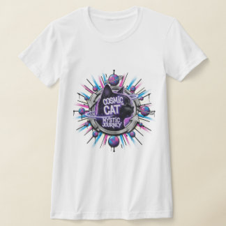 Cosmic Cat: Mystic Journey Tee - Släpp Loss Din In