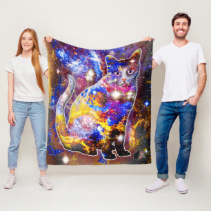 Cosmic Cat Psi Fleecefilt