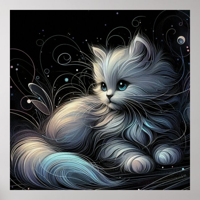 Cosmic Cat Spirit Poster (Framsidan)