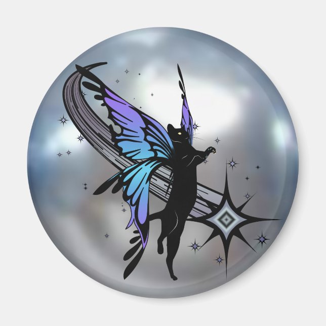 Cosmic Cat Star Magnet (Framsidan)