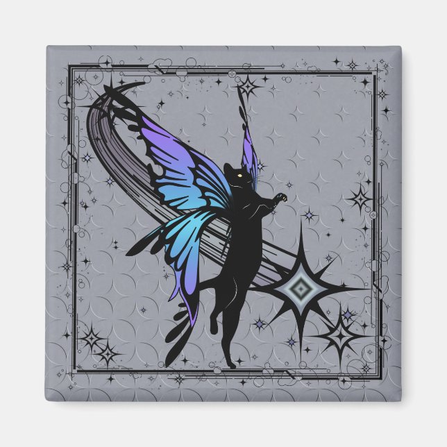 Cosmic Cat Star Magnet (Framsidan)