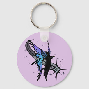 Cosmic Cat Star Nyckelring