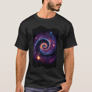Cosmic Celestial Galaxy Swirl Artwork 1 T Shirt