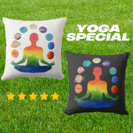 Cosmic Chakra Meditation | Andlig Energy Yoga Kudde