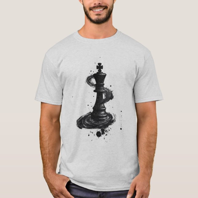 Cosmic Chess Kung T-Shirt (Framsida)