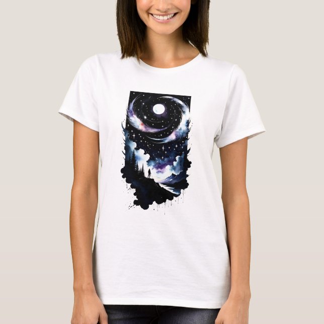 Cosmic Chronicler T Shirt (Framsida)