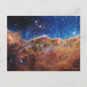 Cosmic Cliffs Carina Nebula James Webb Telescope Vykort