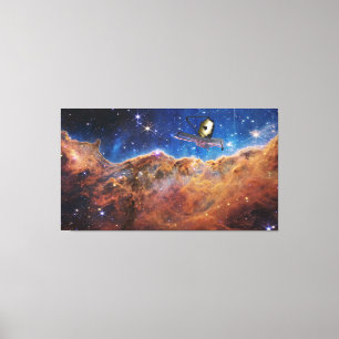 Cosmic Cliffs Carina Nebula Space Webb Telescope Canvastryck