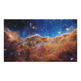 Cosmic Cliffs Carina Nebula Space Webb Telescope Fototryck
