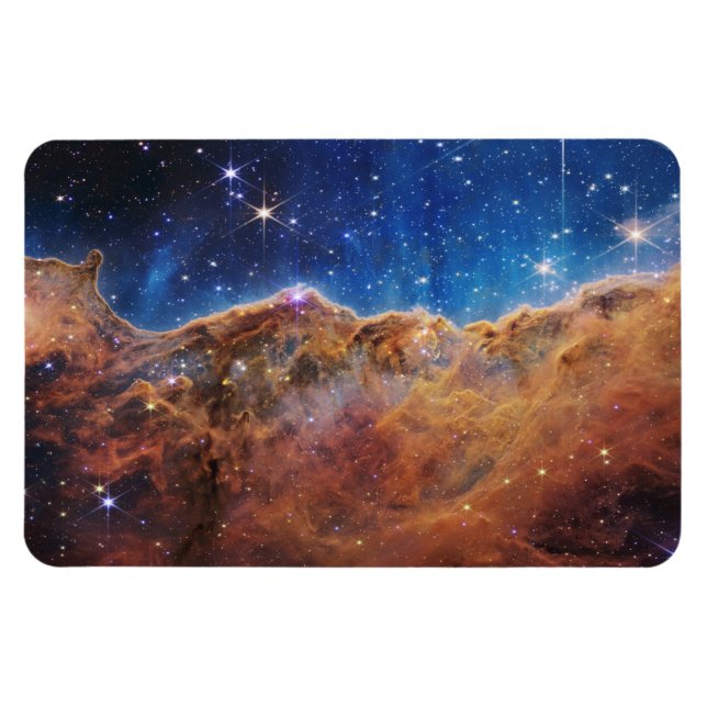 Cosmic Cliffs Carina Nebula Space Webb Telescope Magnet (Horisontell)