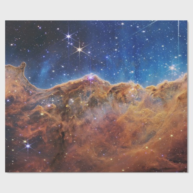 Cosmic Cliffs Carina Nebula Space Webb Telescope Presentpapper (Platt)