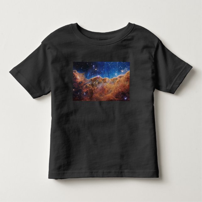 Cosmic Cliffs Carina Nebula Space Webb Telescope T Shirt (Framsida)