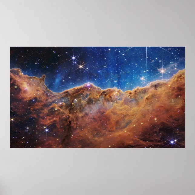 "Cosmic Cliffs" i Carina Nebula Poster (Framsidan)