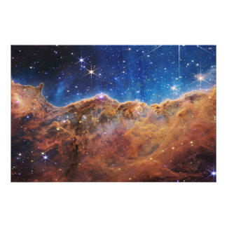 Cosmic Cliffs in the Carina Nebula Fototryck