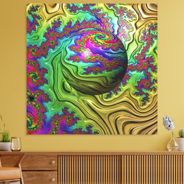 Cosmic Cloudstorm Canvastryck (Insitu (Vardagsrum))
