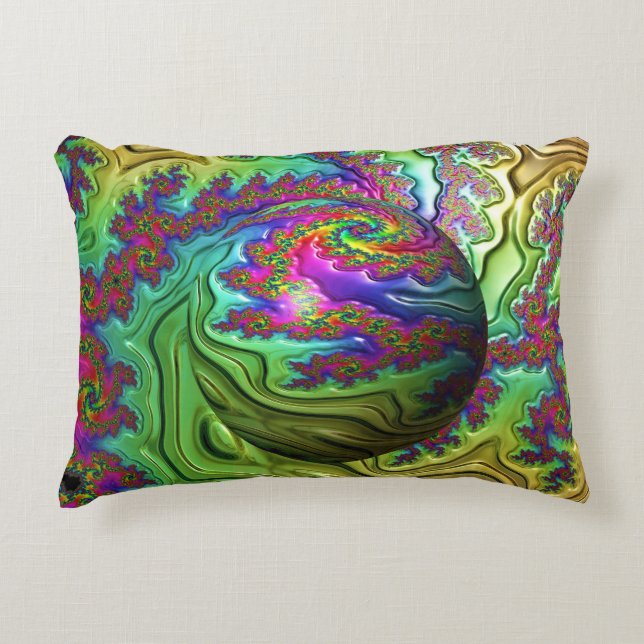 Cosmic Cloudstorm Prydnadskudde (Framsidan)