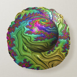 Cosmic Cloudstorm Rund Kudde