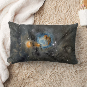 Cosmic Comfort: Messier 42 Orion Nebula Lumbarkudde