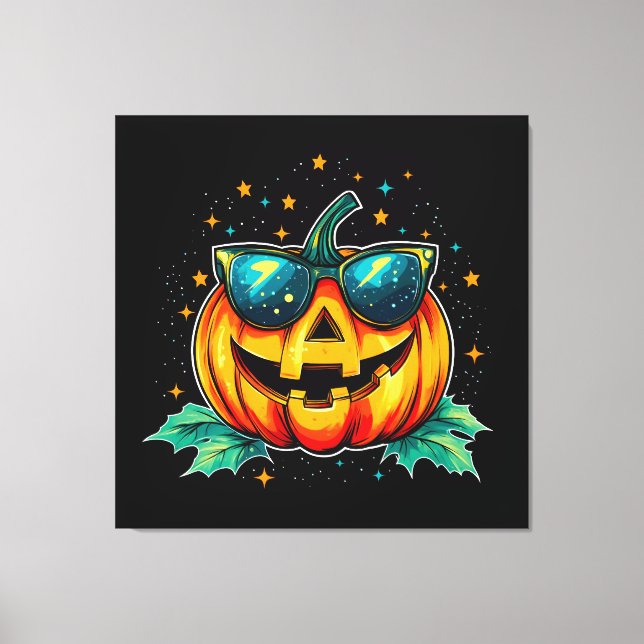 Cosmic Coola Jack-O-Space Canvastryck (Framsida)