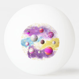 Cosmic Cotton Candy Galaxy Pingisboll