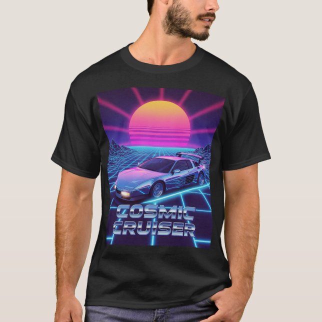 Cosmic Cruiser T Shirt (Framsida)