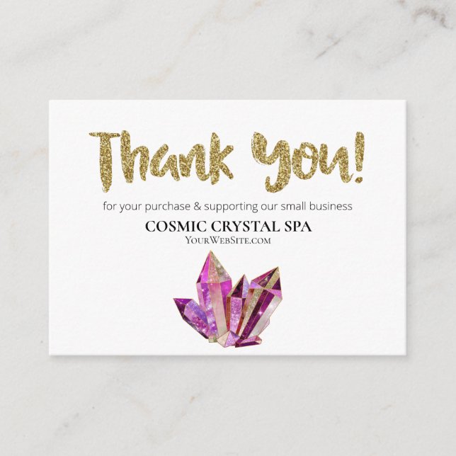 ~* COSMIC CRYSTAL - LOGOTYP QR AP8-granskning för  Tilläggskort (Framsida)