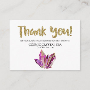 ~* COSMIC CRYSTAL - LOGOTYP QR AP8-granskning för Tilläggskort